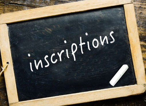 Permanences pour les inscriptions au cours.