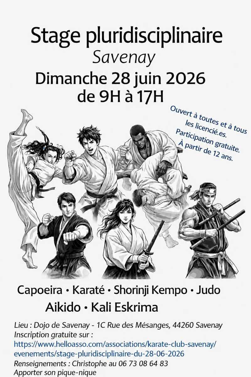 📢 Stage pluridisciplinaire 2026