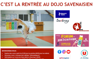 C’EST LA RENTRÉE AU DOJO SAVENAISIEN