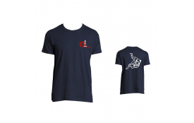 Tee shirt bleu 11502